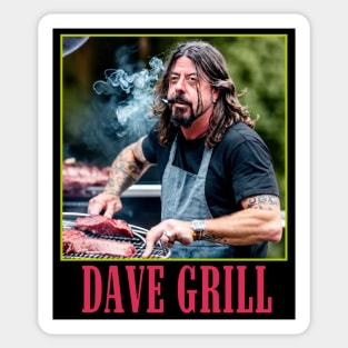 Dave Grill 3 Sticker